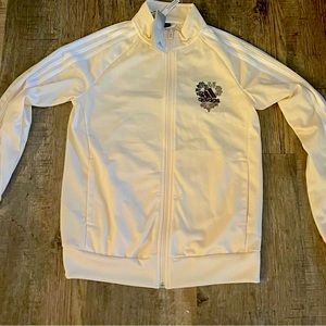 This is an Adidas floral jacket